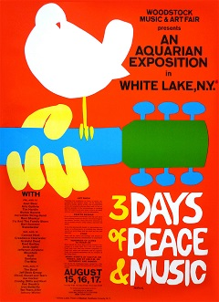 Original Woodstock 1969 Poster